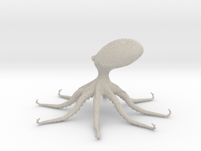 octopus-3D-mobile-holder in Natural Sandstone
