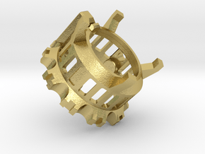 R-CC Main Clamp Part in Natural Brass