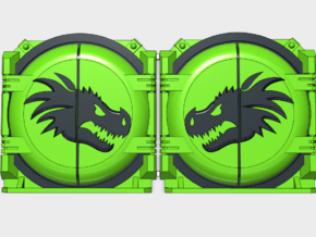 Dragon Head : Mark-1 APC Round Doors in Tan Fine Detail Plastic
