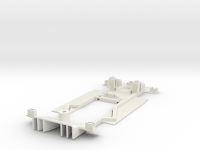 Chassis for Scalextric Daytona Prototype 2014 in White Natural Versatile Plastic