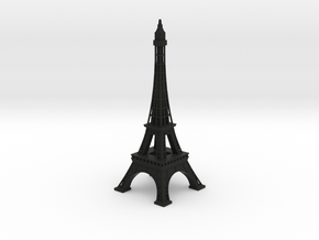 Eiffel Tower in Black Smooth Versatile Plastic