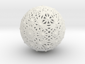 Dobble Sphere, Order 5, Empty in White Natural Versatile Plastic