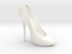 Right Classic Pumps High Heel in White Smooth Versatile Plastic