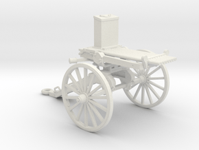 Nordenfelt Organ Gun 1:35 scale version in White Natural Versatile Plastic