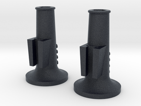 2.5" Scale 1:4.8 D&RG Pilot Deck Flag Holders in Black PA12