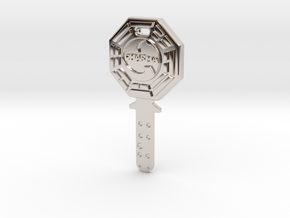 Lost Dharma fail safe key replica prop in Platinum