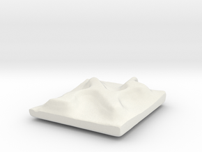 01 Alef Pendant in White Natural Versatile Plastic