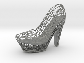 Left Wireframe High Heel in Gray PA12