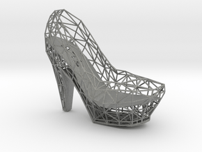 Right Wireframe High Heel in Gray PA12