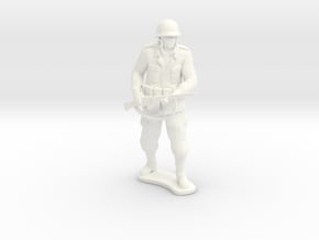 Army Soldier - Kirby - COMBAT in White Processed Versatile Plastic
