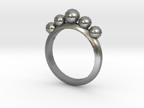 Disco Ball Ring in Natural Silver: 7 / 54
