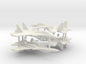 Su-30SM Flanker H (Clean) in White Natural Versatile Plastic: 1:700