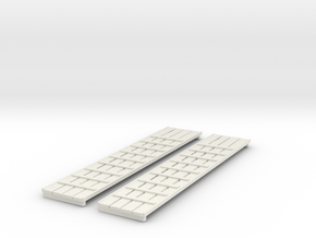 1/24 DKM Raumboote R-301 Gang Planks SET in White Natural Versatile Plastic