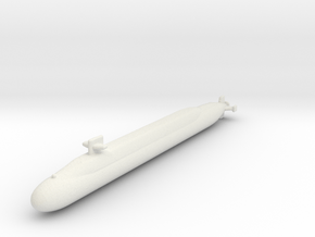 USS Ohio SSBN-726 in White Natural Versatile Plastic: 1:2400