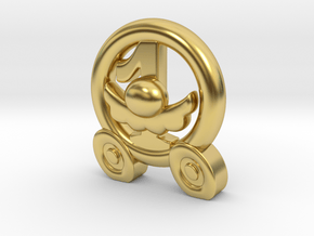 Mario KART Trophy in Polished Brass