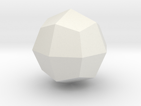 Great deltoid icositetrahedron in White Natural Versatile Plastic