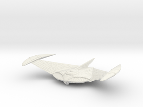Romulan Bird-of-Prey III in White Natural Versatile Plastic