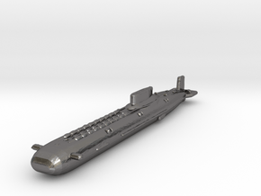 Typhoon Class Sub in Polished Nickel Steel: 1:3000