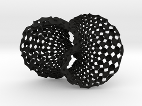 Seifert Surface Sculpture in Black Smooth Versatile Plastic