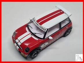 Chassis for Scalextric BMW Mini Cooper in White Natural Versatile Plastic