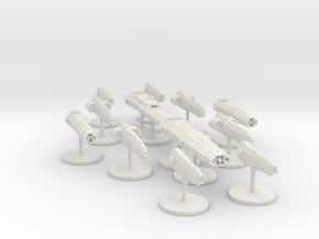 battle group game peaces in White Natural Versatile Plastic