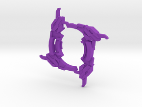 Bey Cyber Draciel Attack Ring Purple in Purple Processed Versatile Plastic