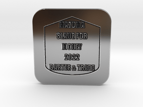 Mazuma - Barter & Trade Ingot 2022 Water-Tiger in Antique Silver