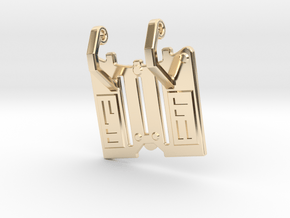 KR Ahsoka - Master Chassis - L-Part8 in 14k Gold Plated Brass