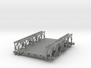 1/87 Scale Bailey Bridge Section in Gray PA12
