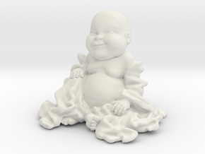 baby face buddha in White Natural Versatile Plastic