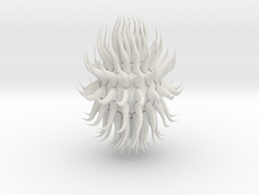 SpikyTest in White Natural Versatile Plastic