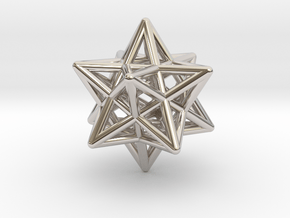 Stellated Dodecahedron Pendant in Platinum