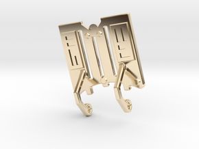 KR Ahsoka - Master Chassis - S-Part8 in 14k Gold Plated Brass