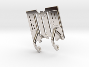 KR Ahsoka - Master Chassis - S-Part8 in Rhodium Plated Brass