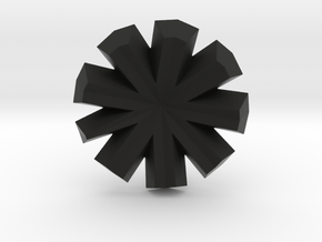 Flowermetry in Black Smooth Versatile Plastic