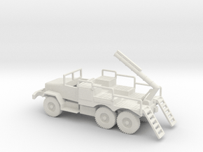 1/72 Scale Lacrosse Missile Launcher in White Natural Versatile Plastic