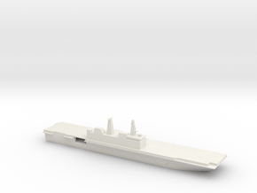 1/1800 Scale South Korean CVX Aircraft Carrier Pro in White Natural Versatile Plastic