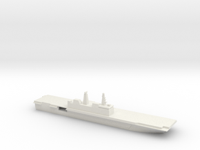 1/1250 Scale South Korean CVX Aircraft Carrier Pro in White Natural Versatile Plastic