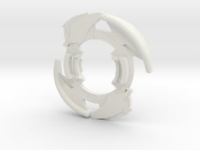 Beyblade Driger V2 Attack Ring in White Natural Versatile Plastic