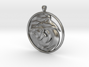 The Witcher Pendant - Season 2 in Natural Silver