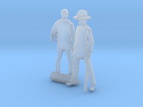 HO Scale Old West Figures in Smooth Fine Detail Plastic