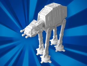 (MMch) AT-AT in White Natural Versatile Plastic