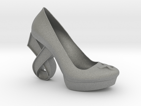 Right Cancer Ribbon High Heel in Gray PA12