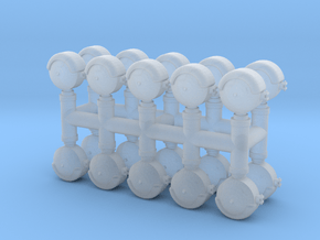 Grade Crossing Bell (N -1:160) 20X in Smoothest Fine Detail Plastic
