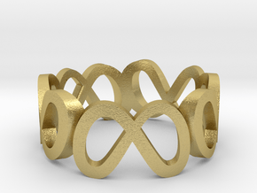 The Metaverse ring in Natural Brass: 11 / 64