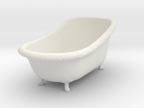 Printle Thing Bathtub - 1/12 in White Natural Versatile Plastic