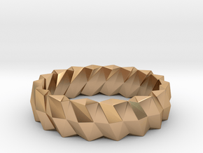 Brilliant Ring_R04 in Polished Bronze: 5 / 49