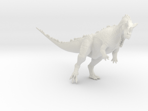 Ceratosaurus in White Natural Versatile Plastic: 1:36
