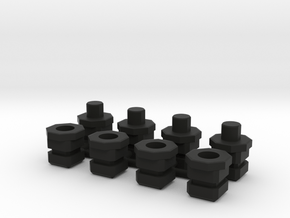 TF Power Core Combiner Adapter for 5mm Set in Black Smooth Versatile Plastic
