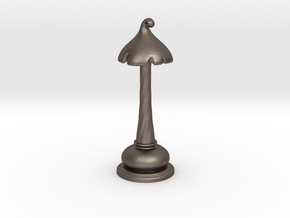 Chess |Mushrooms| Queen in Polished Bronzed-Silver Steel
